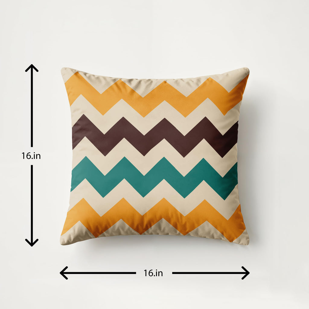 Ultimate Trends Digital Printed Soft Cotton Feel Polyester Decorative Cushion Cover, Modern Eligent Designs, Heavy Long Life Fabric, Set of 5