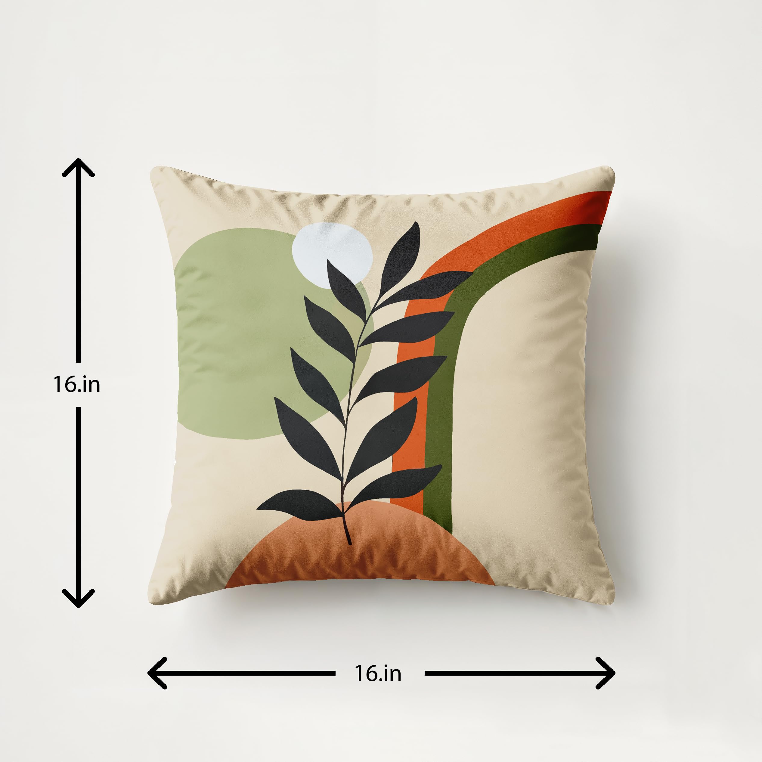 Ultimate Trends Digital Printed Soft Cotton Feel Polyester Decorative Cushion Cover, Modern Eligent Designs, Heavy Long Life Fabric, Set of 5