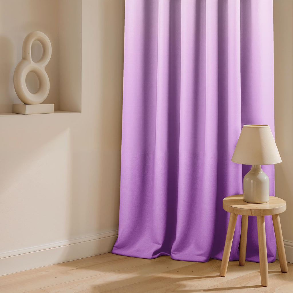 Ultimate Trends Room Darkening Ombre Curtain | Polyester Gradient | Room Doors and Window| 5 FEET Pack Of 2 ,Amethyst Mist