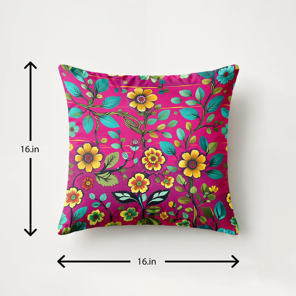 Ultimate Trends Digital Printed Soft Cotton Feel Polyester Decorative Cushion Cover, Modern Eligent Designs, Heavy Long Life Fabric, Set of 5