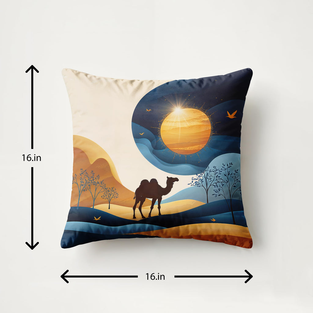 Ultimate Trends Digital Printed Soft Cotton Feel Polyester Decorative Cushion Cover, Modern Eligent Designs, Heavy Long Life Fabric, Set of 5