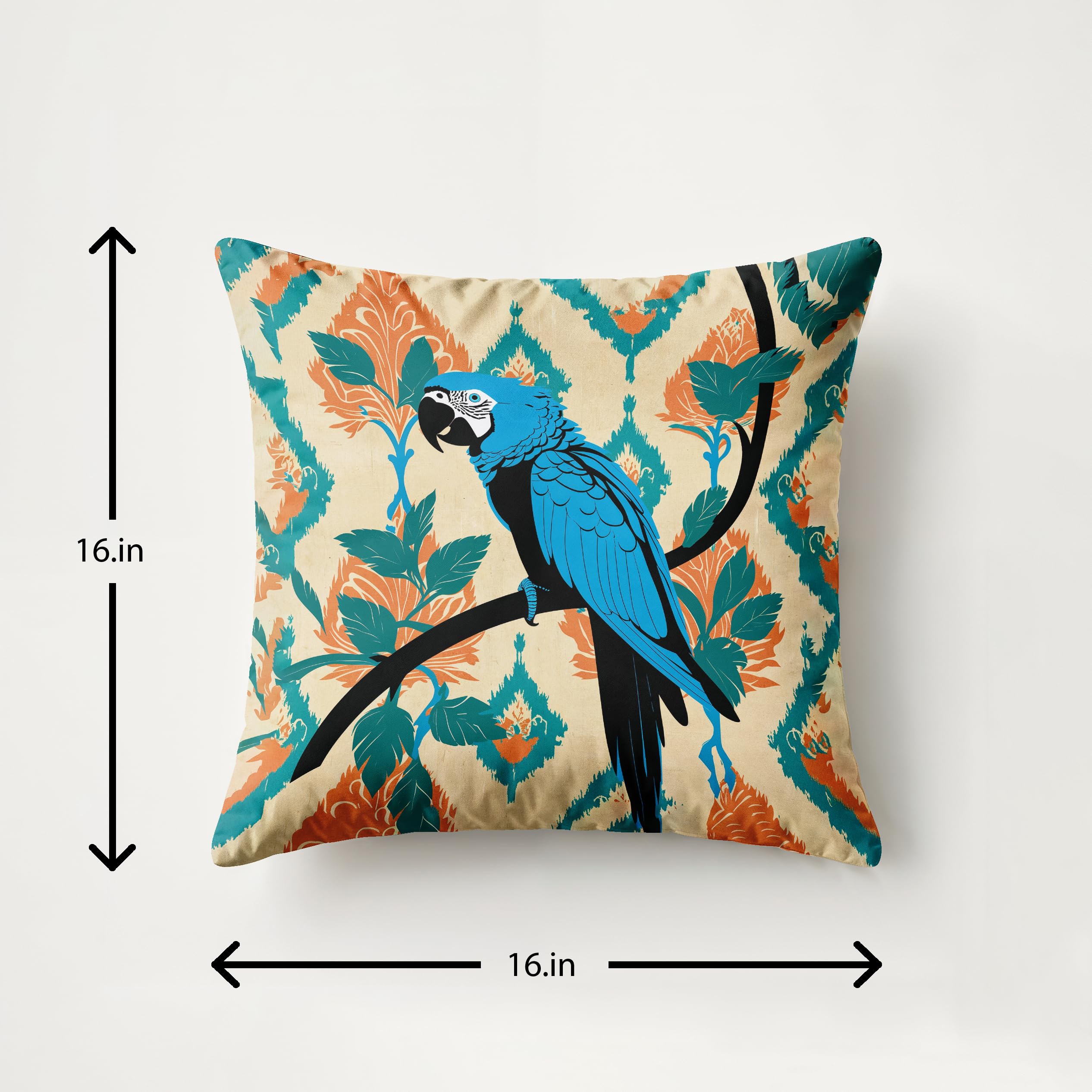 Ultimate Trends Digital Printed Soft Cotton Feel Polyester Decorative Cushion Cover, Modern Eligent Designs, Heavy Long Life Fabric, Set of 5