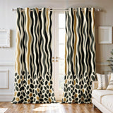 Ultimate Trends Room Darkening Digital Printed Modern ,Diamond Eyelets, Tie Back, Modern Prints, Pack Of 2