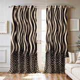 Ultimate Trends Room Darkening Digital Printed Modern ,Diamond Eyelets, Tie Back, Modern Prints, Pack Of 2