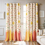 Ultimate Trends Light Filtering Kids Curtain | Fairy, Dragon Castle, Safari & Jungle Animal Prints | For kids Room Doors and Window | Pack Of 2